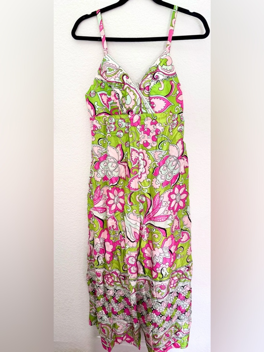Vintage 1960s Silk Jumpsuit Paisley Floral Bow Palazzo Handmade Boho Hippie
